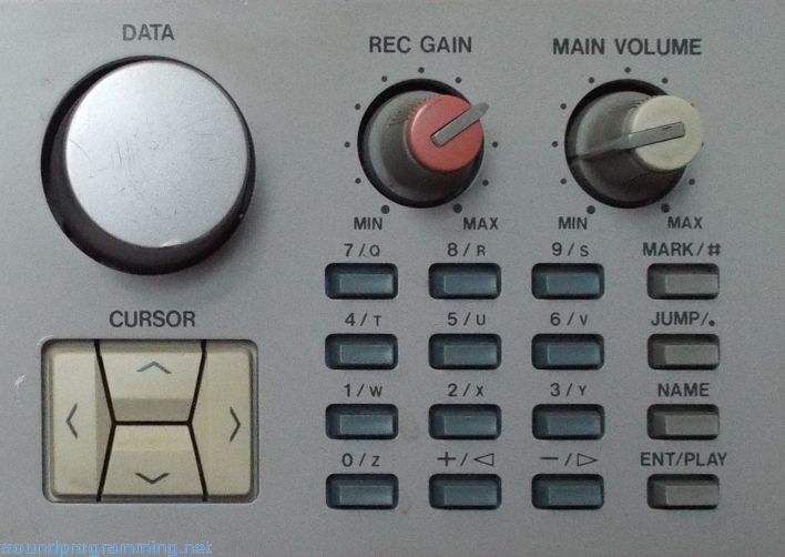 Akai S3000XL Panel Right Side Controls Akai S3000XL Panel Right Side Controls