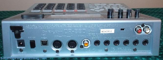 Boss DR-880 Back Boss DR-880 Back