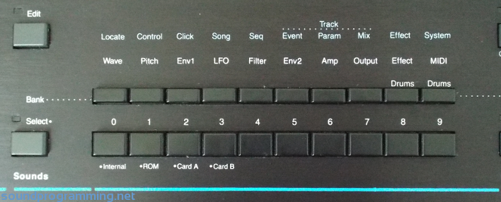 Ensoniq SQ-1 Sound Controls Ensoniq SQ-1 Sound Controls