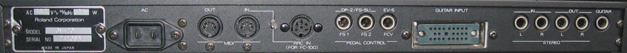 Roland GM-70 Back Roland GM-70 Back