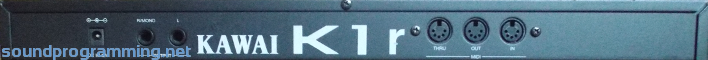 Kawai K1r Back Kawai K1r Back