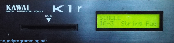 Kawai K1r Panel - Left Side Kawai K1r Panel - Left Side