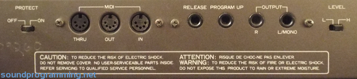 Kawai K3 Rear Connections Kawai K3 Rear Connections