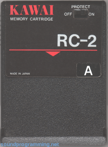 Kawai RC-2 Memory Card for Kawai K3 Kawai RC-2 Memory Card for Kawai K3