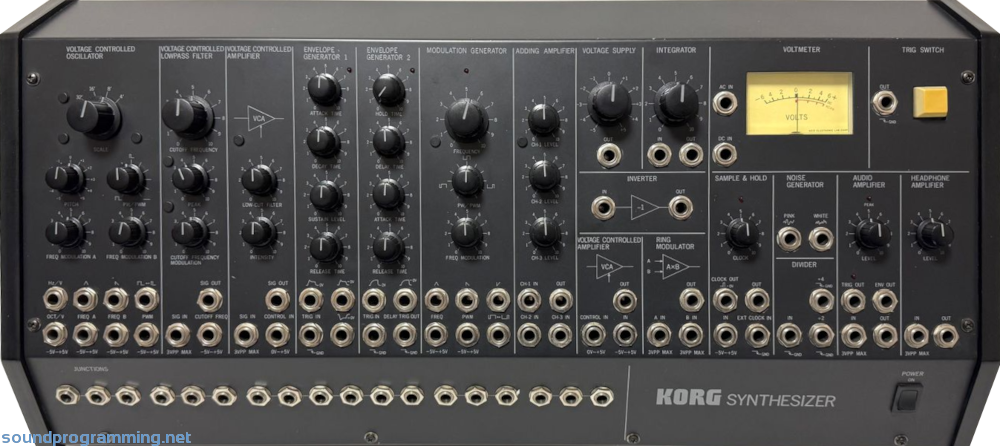 Korg MS-50 Front View Korg MS-50 Front Panel View