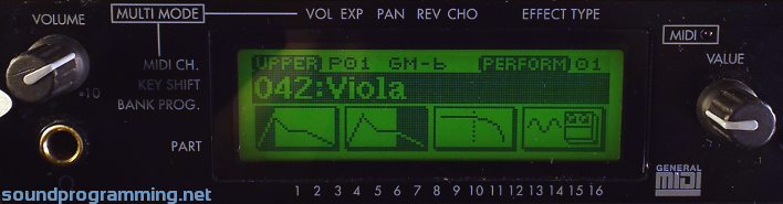 Korg N1R Screen Korg N1R Screen
