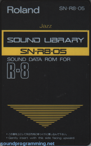 Roland SN-R8-05 Jazz Roland SN-R8-05 Jazz