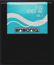 Ensoniq ESQ-1 Voice80 Vol. 1 Ensoniq ESQ-1 Voice80 Vol. 1