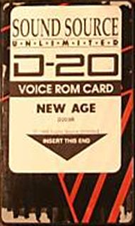 Sound Source Unlimited New Age Expansion Card Sound Source Unlimited New Age Expansion Card