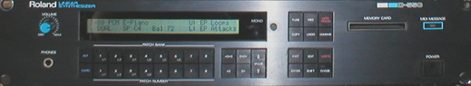 Roland D-550 Front Roland D-550 Front