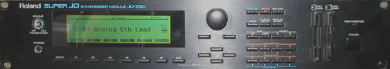 Roland JD-990 Front Roland JD-990 Front