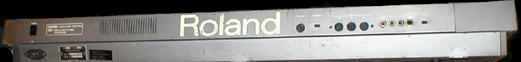 Roland JX-8P Back Roland JX-8P Back