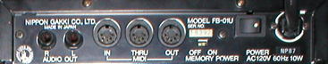 Yamaha FB-01 Back Yamaha FB-01 Back