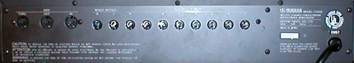 Yamaha TX802 Back Yamaha TX802 Back