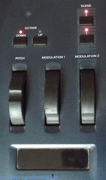 Yamaha EX5 Pitch and Modulation Controls Yamaha EX5 Pitch and Modulation Controls