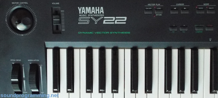 Yamaha SY22 Left Side Controls Yamaha SY22 Left Side Controls