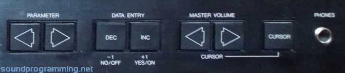 Yamaha TX81Z Panel Right Side Yamaha TX81Z Panel Right Side